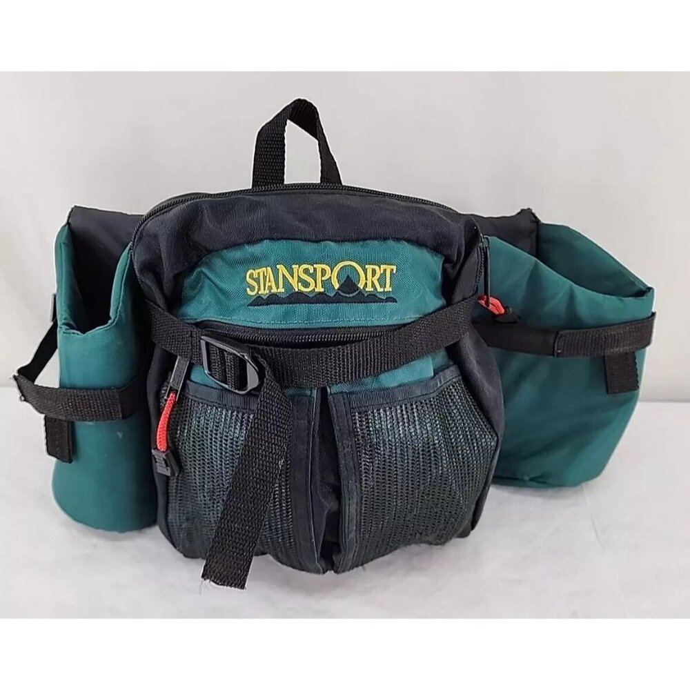 *Classic STANSPORT Fanny Pack Waist Bag 2 Water Bottle Holders